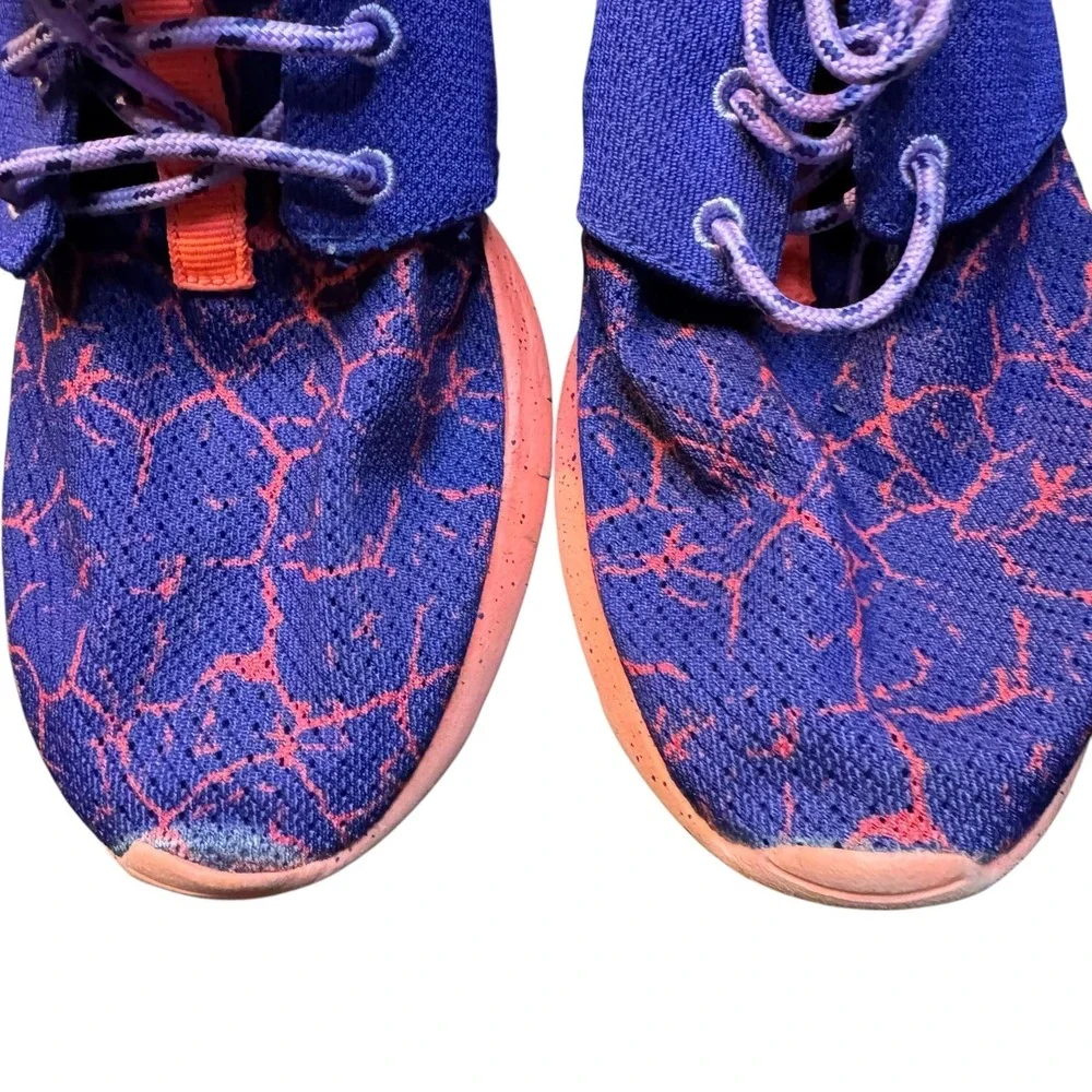 Nike Running Shoes Youth Size 6Y Purple Pink Blue Athletic 807596-501 Sneakers‎